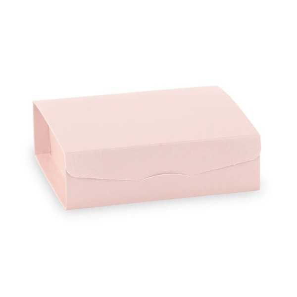 Scatolina gift in fibra rosa 7x7x3 - 10pz