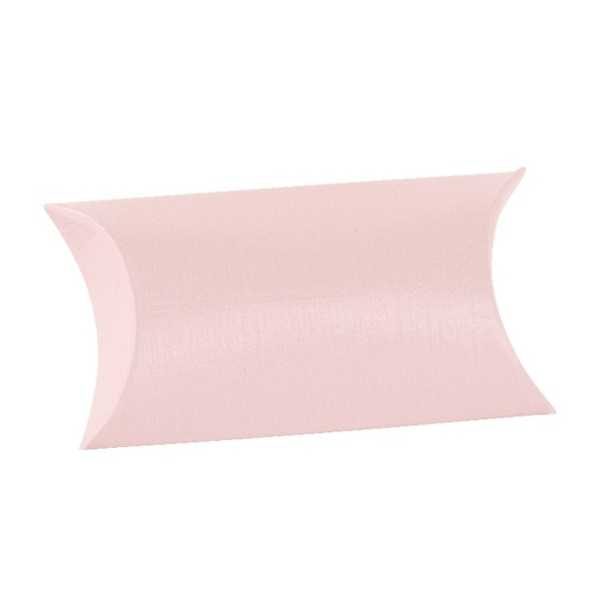 Tubetto portaconfetti in fibra rosa 10pz - 10x4,5