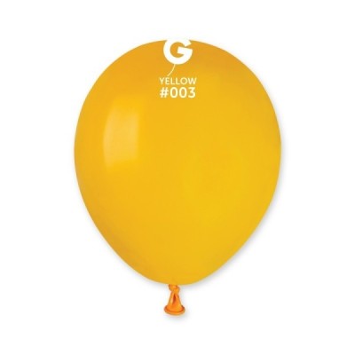PALLONCINO LATTICE GMR 10" GIALLO OCRA CF.100 PZ ART.G90-003