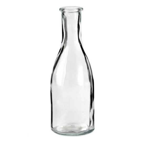 BOTTIGLIA MONOFIORE A IMBUTO D 6,5 H18,5 CM -BT04/18-