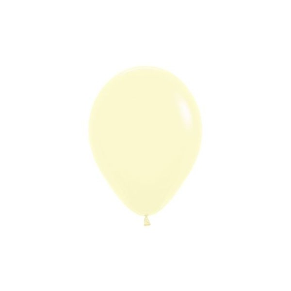 Sempertex Palloncini 5"" Pastel Matte Yellow 620