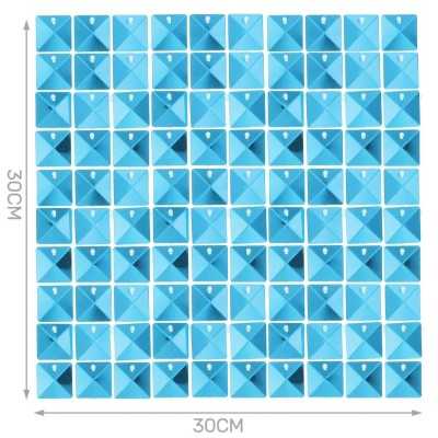 Pannello Paillettes Azzurro 30x30 Componibile | Parete Decorativa