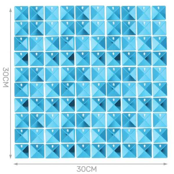Pannello Paillettes 30x30 cm Componibile – Colore Azzurro