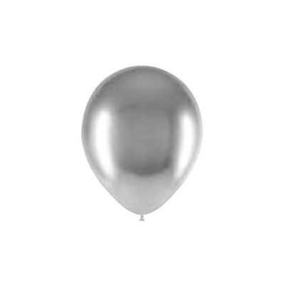 Balloonia Brilliant Argento 5" - Conf. 100 pz