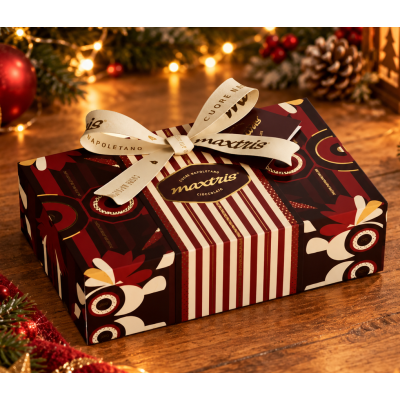 Linea Regalo Scatola Bordeaux Cioccolato 350g