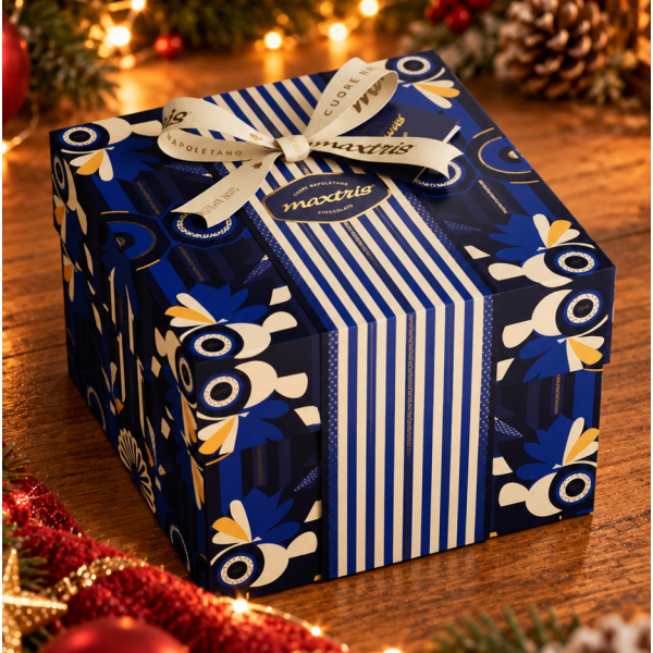 Linea Regalo Scatola Blu Cioccolato 400g