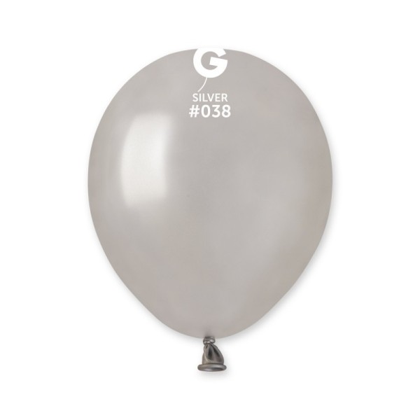 PALLONCINO LATTICE GMR METAL 10" ARGENTO CF.100 PZ