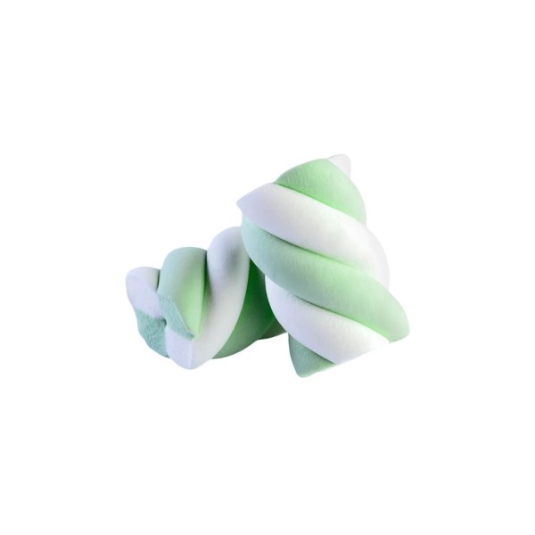 MARSHMALLOW BIRIBAO TRECCIA BIANCO VERDE KG.1