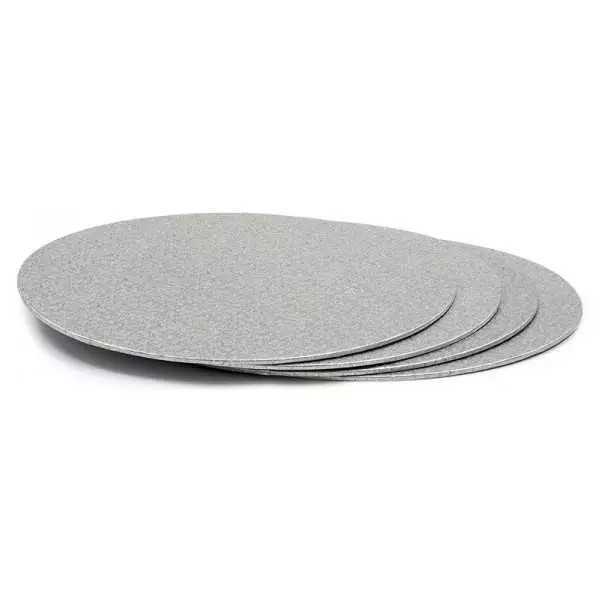 SOTTOTORTA DECORA SOTTILE ARGENTO CM.30X12X3H ART.0931306