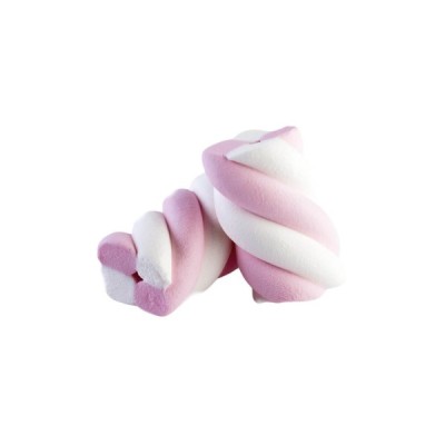 MARSHMALLOW BIRIBAO TRECCIA BIANCO ROSA KG.1 ART.0847