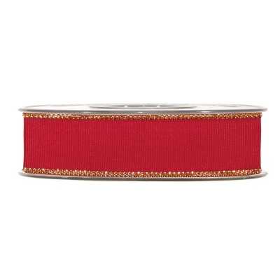 GOLD LINE GROS GRAIN MM25X20MT RED
