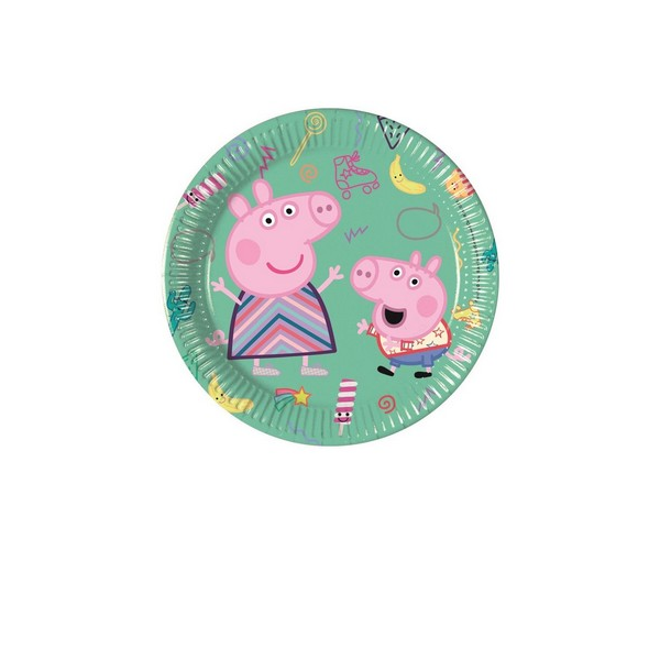 PIATTO FESTISHOP S.L. PIATTO PEPPA PIG CM 20 CF 8 ART.016000720 SPA