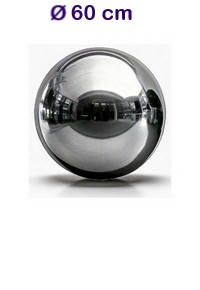SFERA IN PVC 60CM SILVER