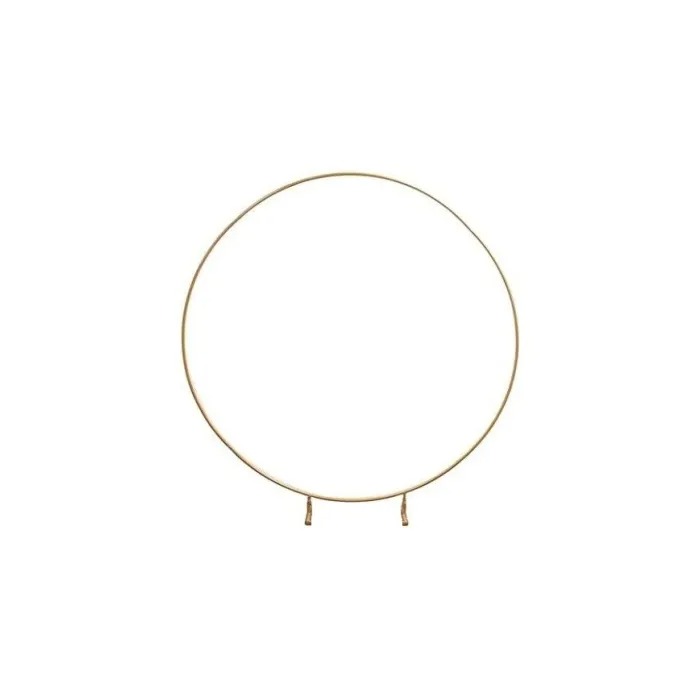 CERCHIO IN FERRO ORO DIAMETRO 180CM